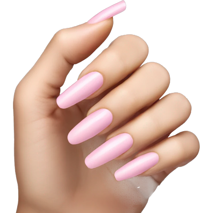 Light pink nails emoji