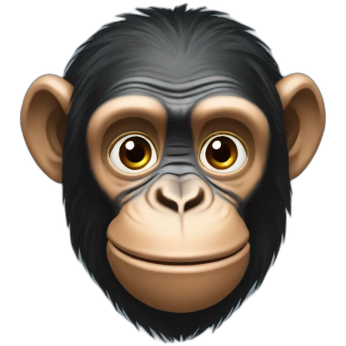 Chimpancé bravo emoji