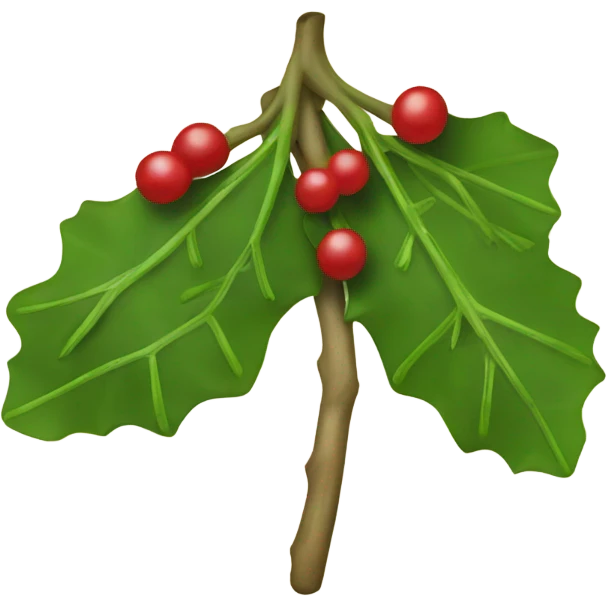mistletoe emoji