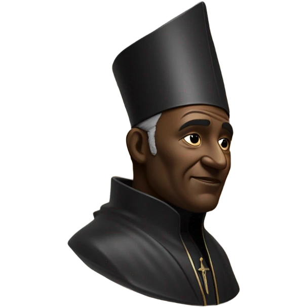 black bishop captured on a chessboard emoji