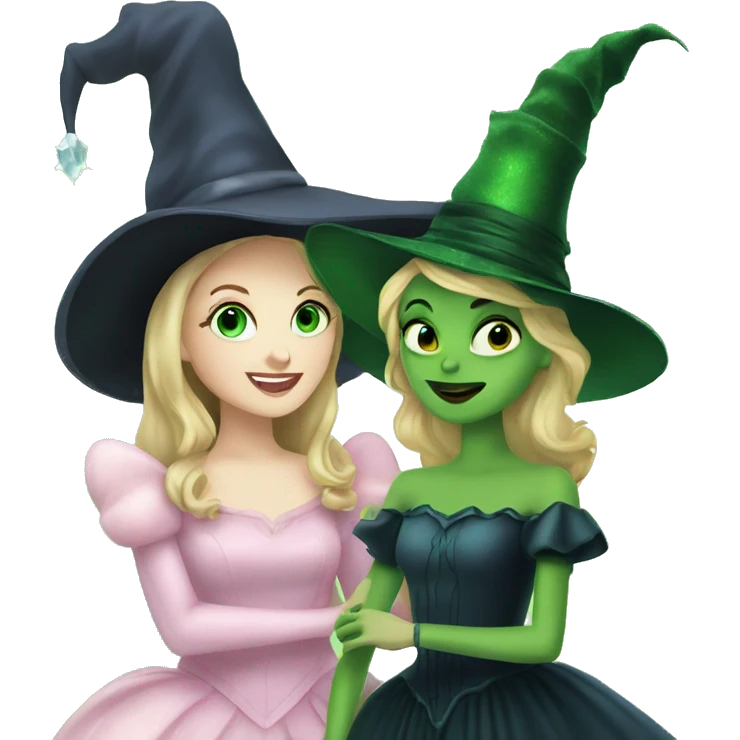 glinda and elphaba emoji