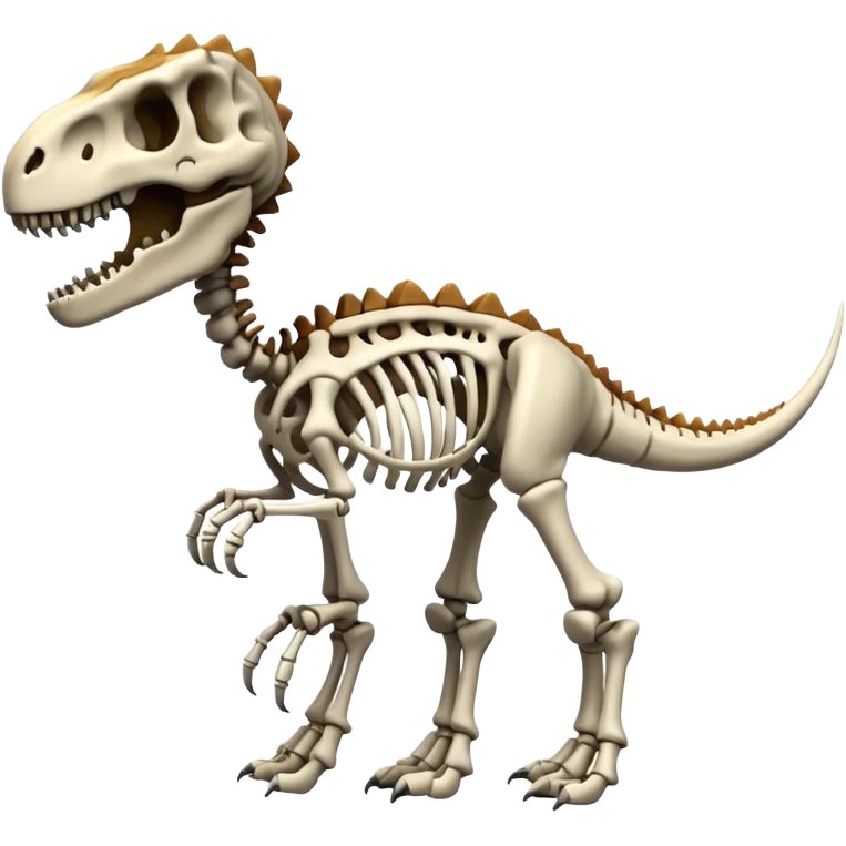 Dinosaur skeleton emoji