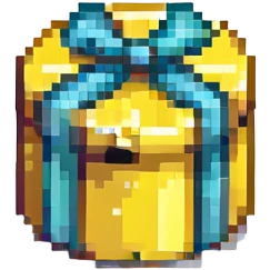 yellow giftbox emoji
