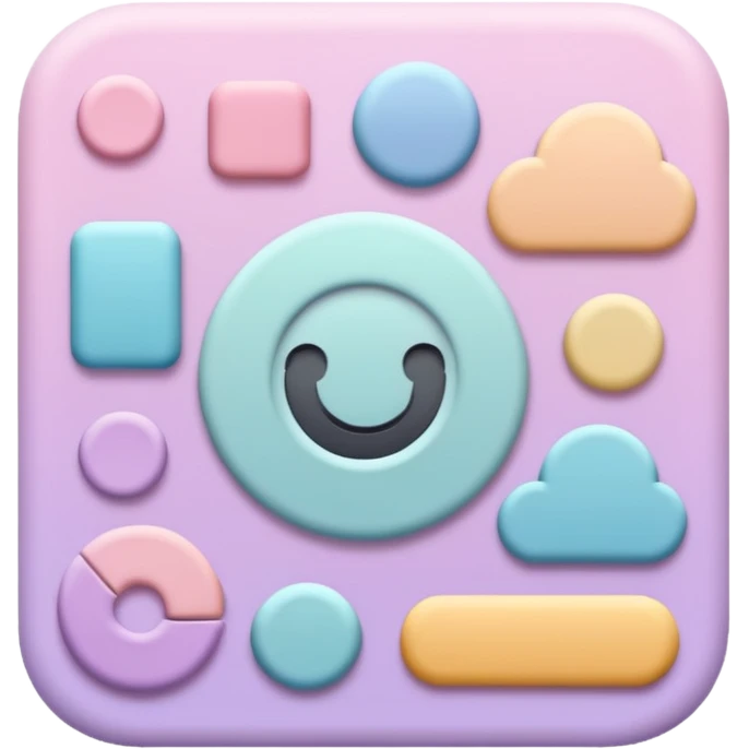 backend service with pastel color emoji