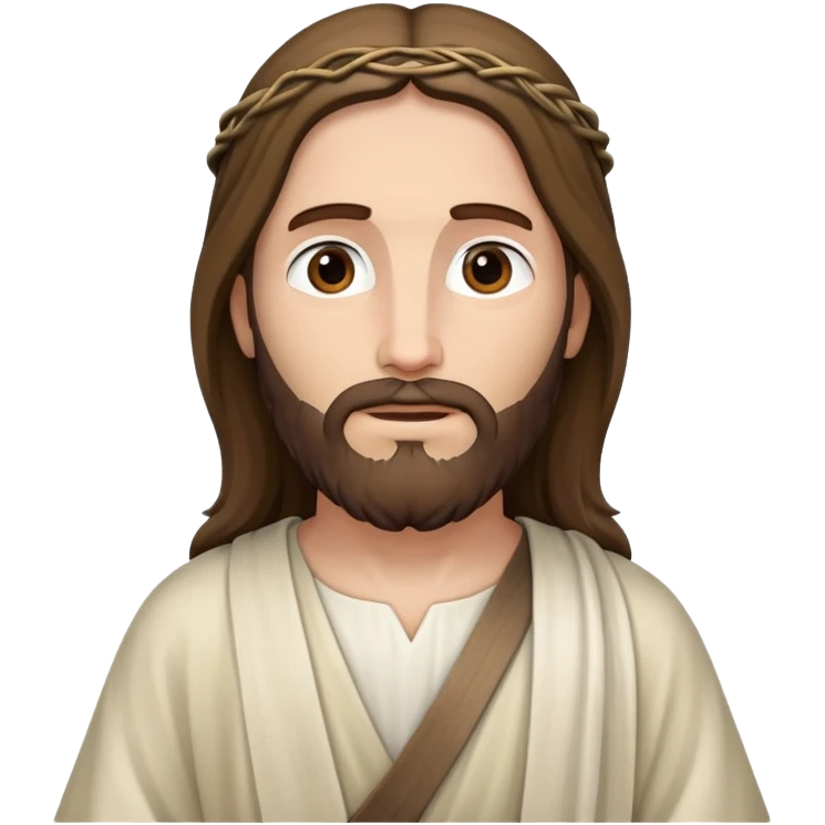 Jesus Christ with Talit on  emoji