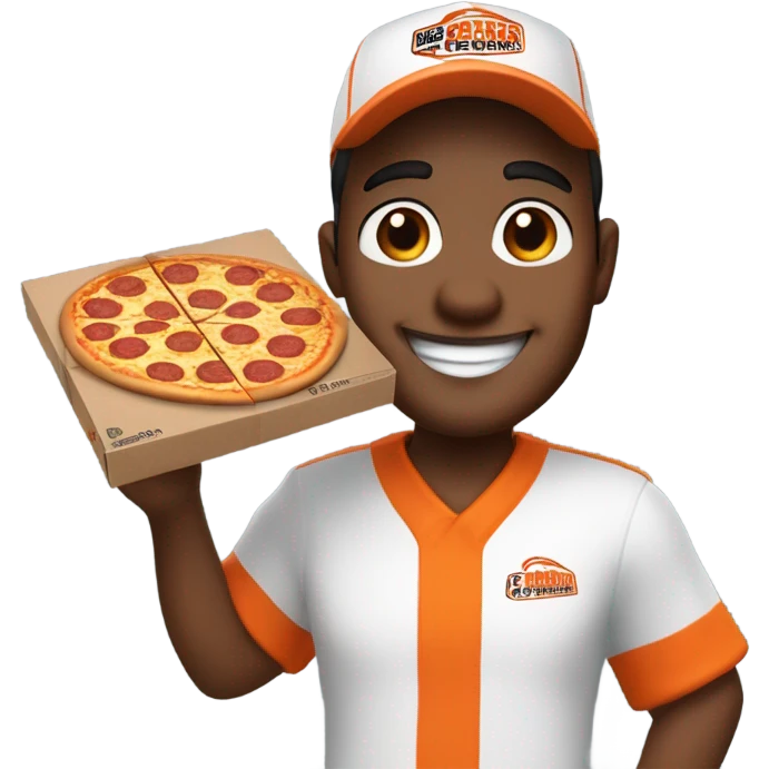 Little Ceasars pizza guy emoji