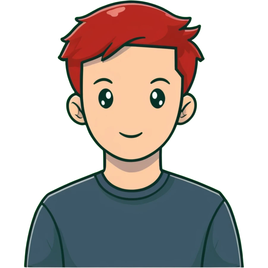 Young man with red hair finds money on the street and his wife is watching it emoji