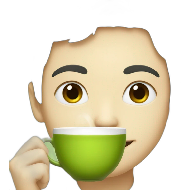col green tea emoji