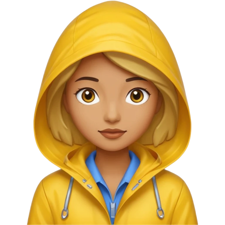 Raincoat Pedestrian woman emoji