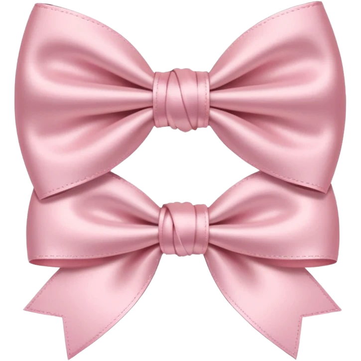 Light pink bows emoji