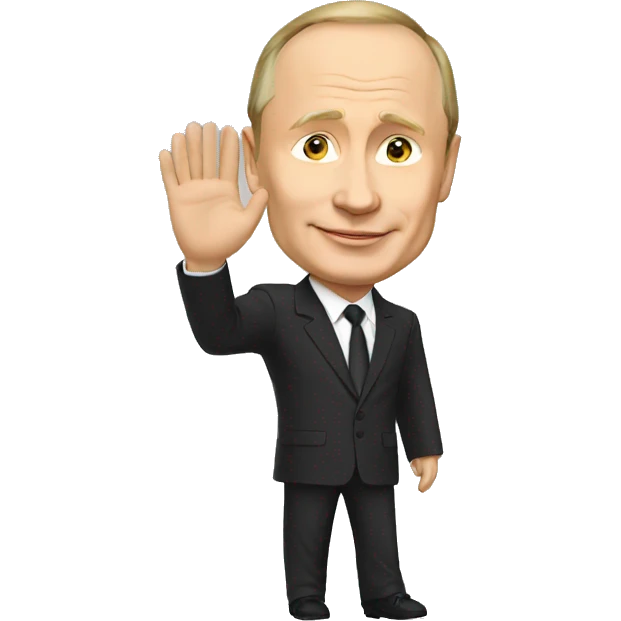 putin waving emoji