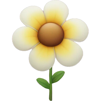 A flower emoji