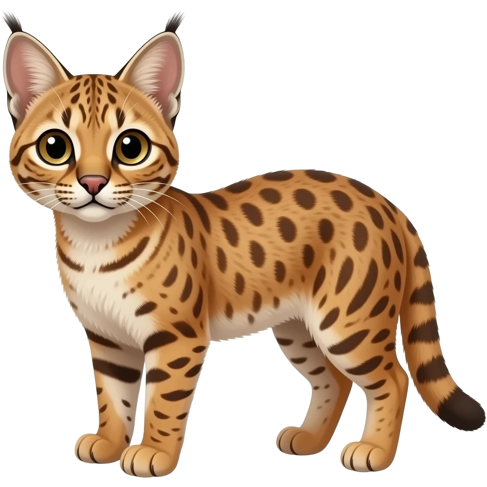 genet-oncilla-caracal-cacomistle-civet-animal-hybrid (full body) emoji