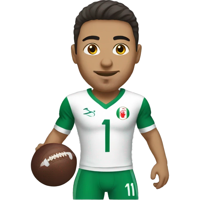 Football player from Algeria emoji