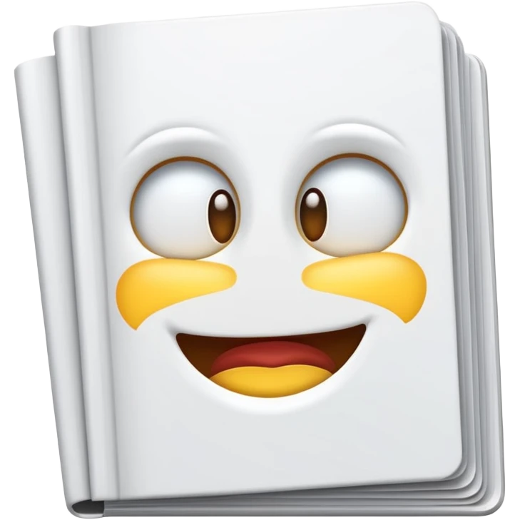 emoji of open magazines with nothing inside emoji