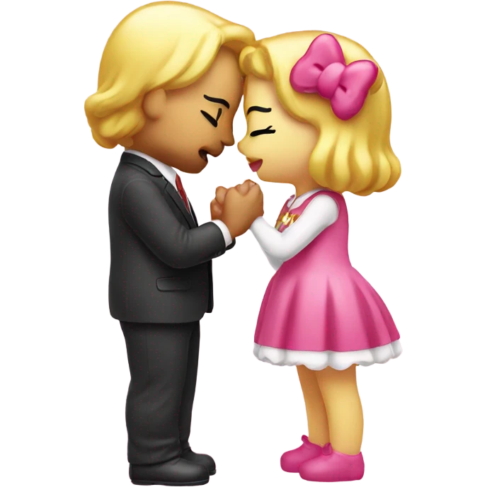 Hello kitty kiss  emoji