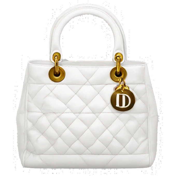 Dior white bag emoji