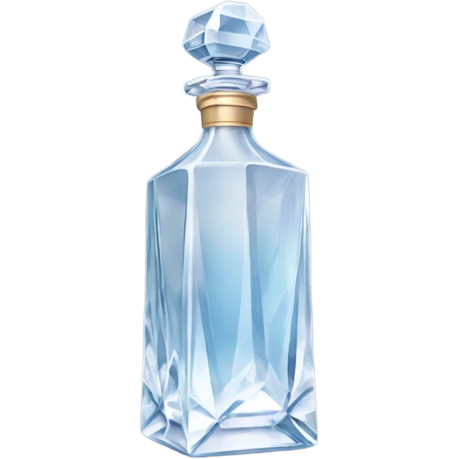 Crystal Decanter for vodka with class emoji