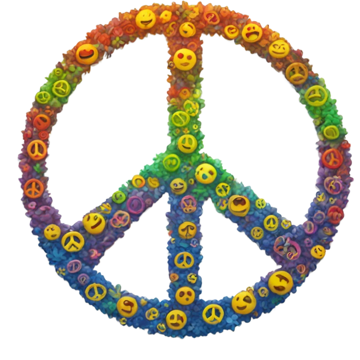 peace sign emoji