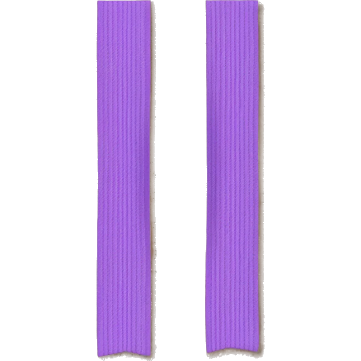 untied stretched horizontal ribbon emoji