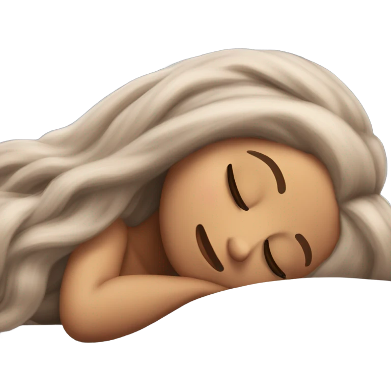 Ariana Grande sleeping emoji