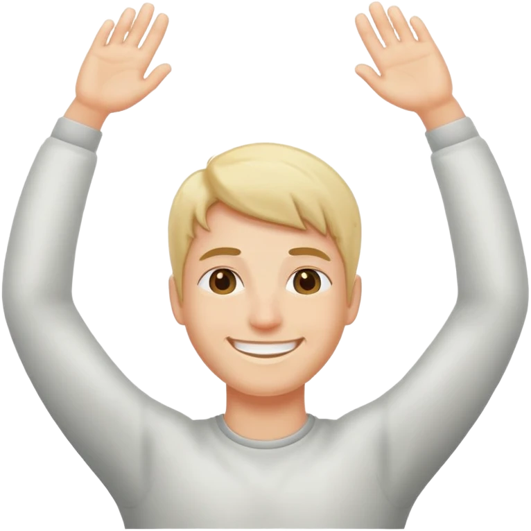 Smile with feet behind head emoji