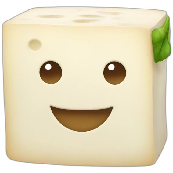 happy tofu emoji