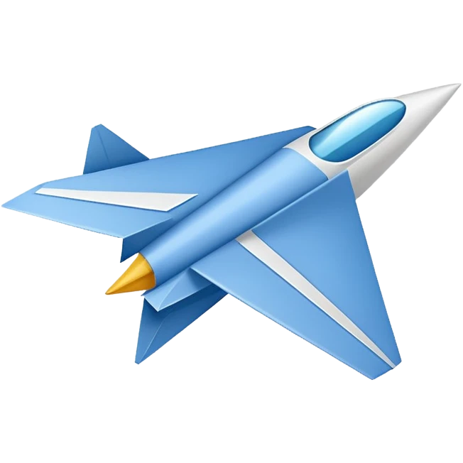 Paper airplane with trail  emoji