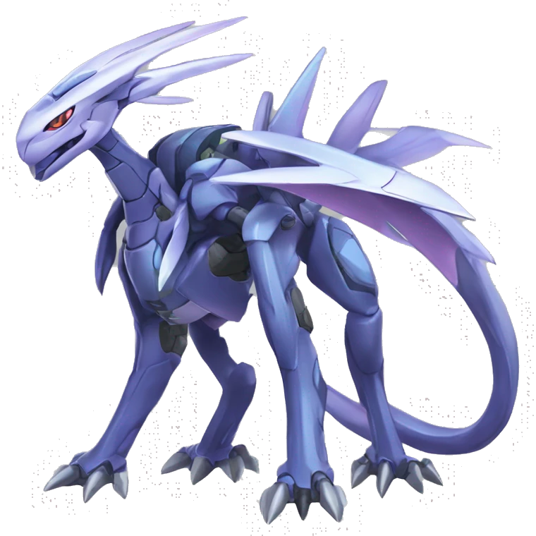  Cool Cute Edgy Futuristic Ethereal Digimon-Genesect-Dialga-Reptile full body emoji