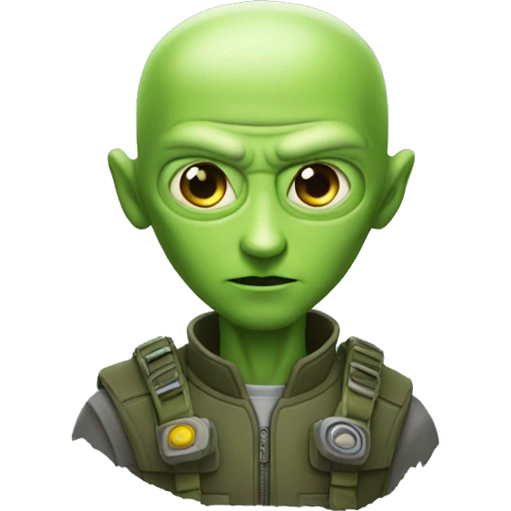 Papa est un chasseur d’alien emoji