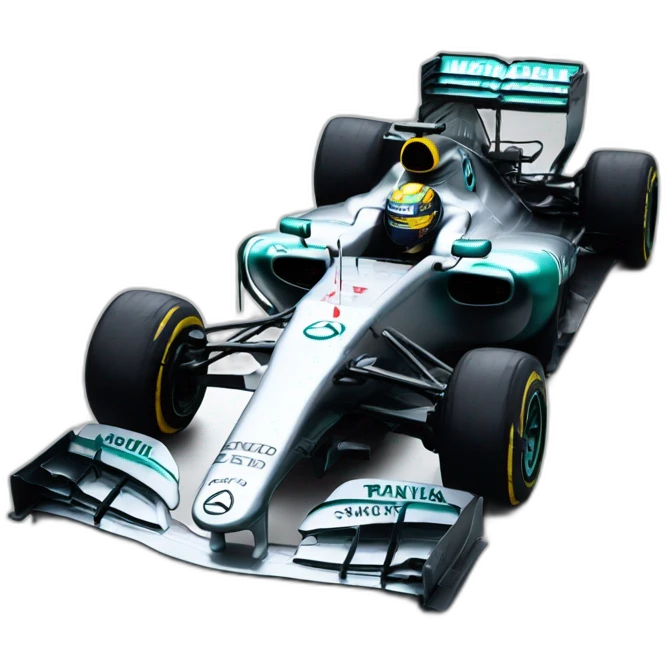 Mercedes F1 car emoji