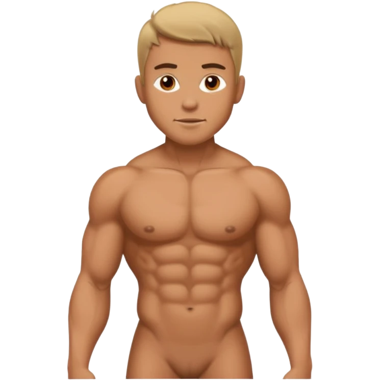Naked male emoji