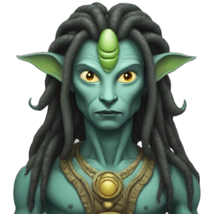 alien shiva emoji