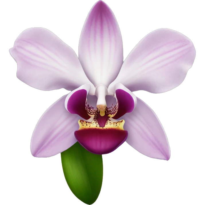 Orquídea rosada emoji