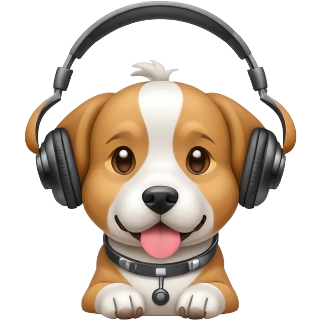 Dog dj emoji