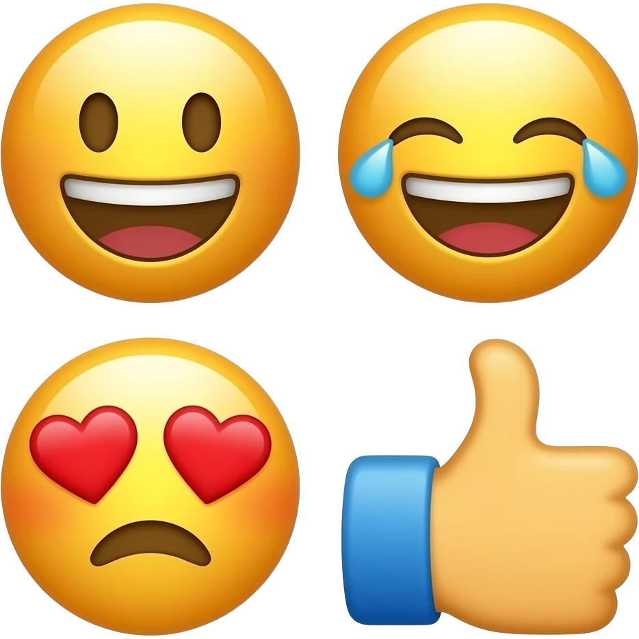 много эмодзи в таком стиле emoji