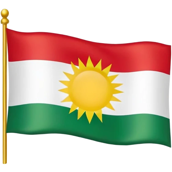 Kurdistan flag emoji emoji