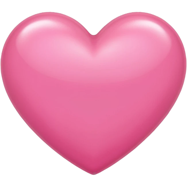 Valentines Day pink emoji