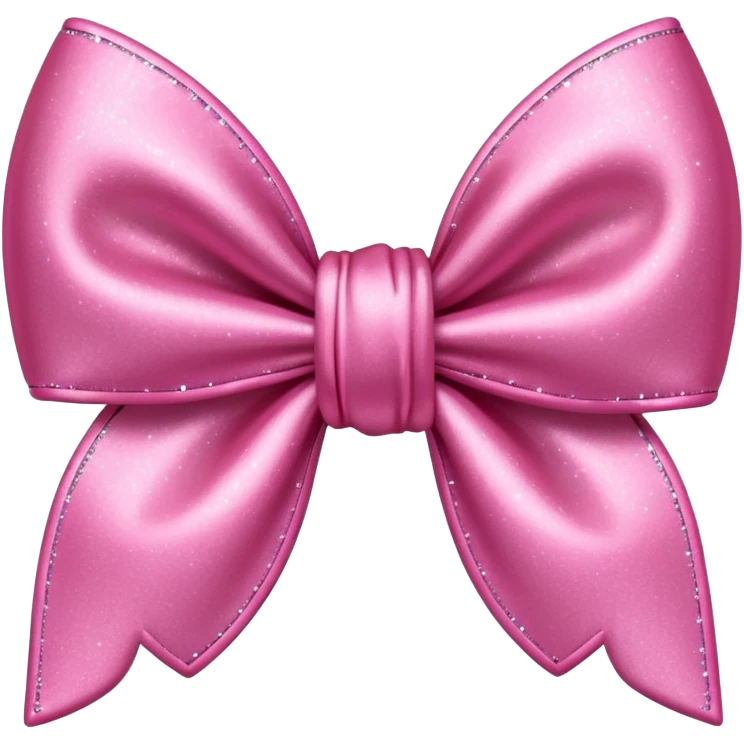 bow glitter pink emoji