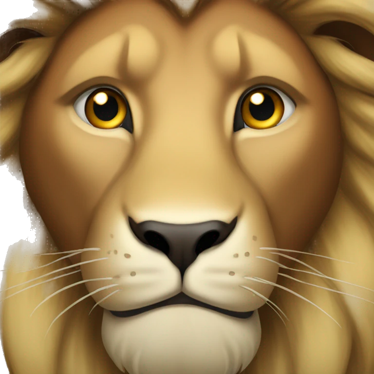 male lion emoji