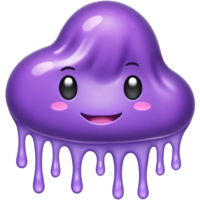 Purple slime emoji