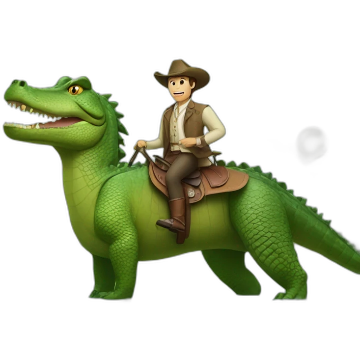 crocodile on a horse emoji