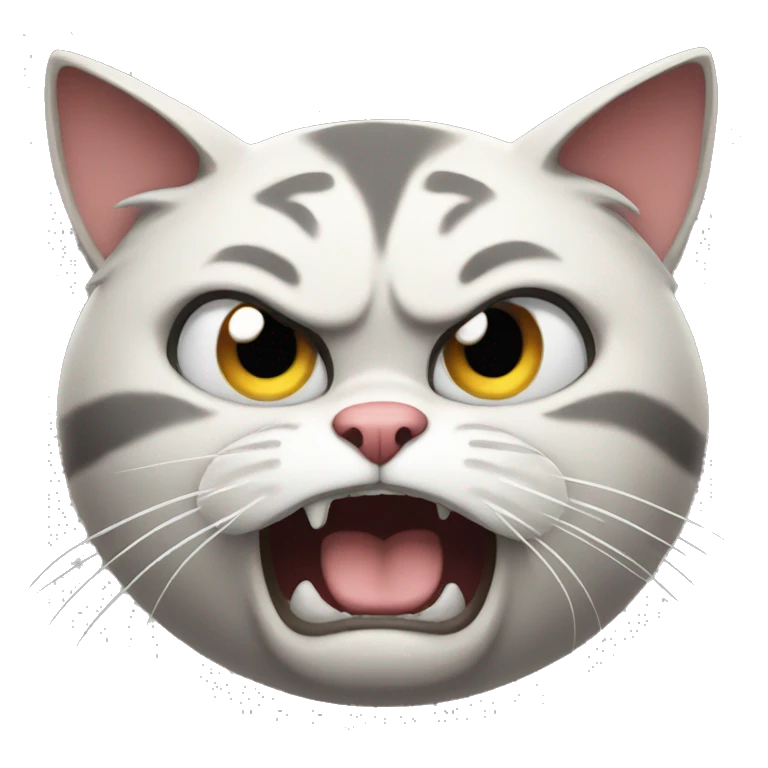 angry cat emoji