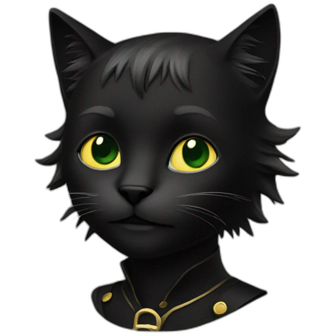 Chat noir emoji