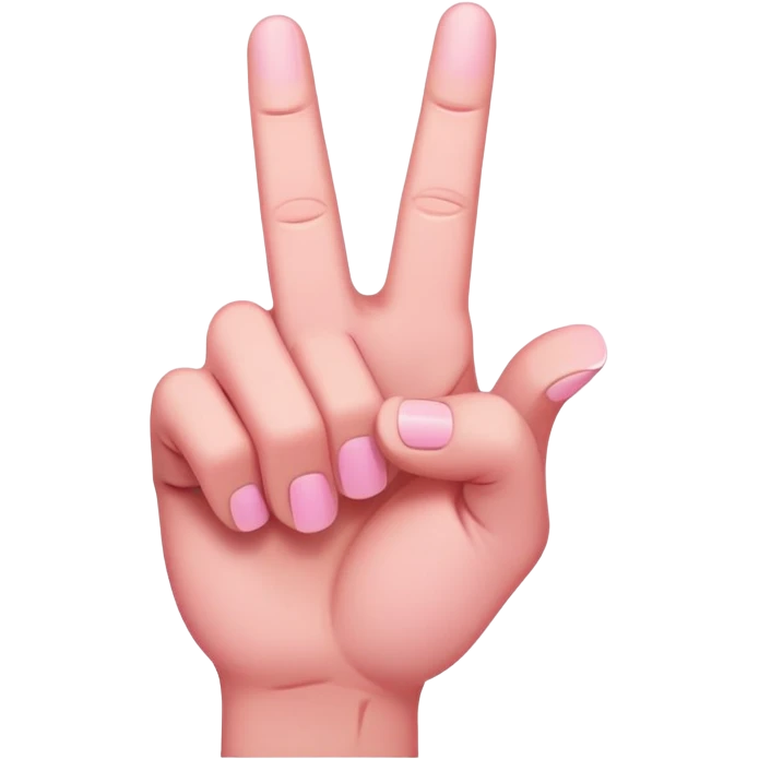 pink middle finger emoji