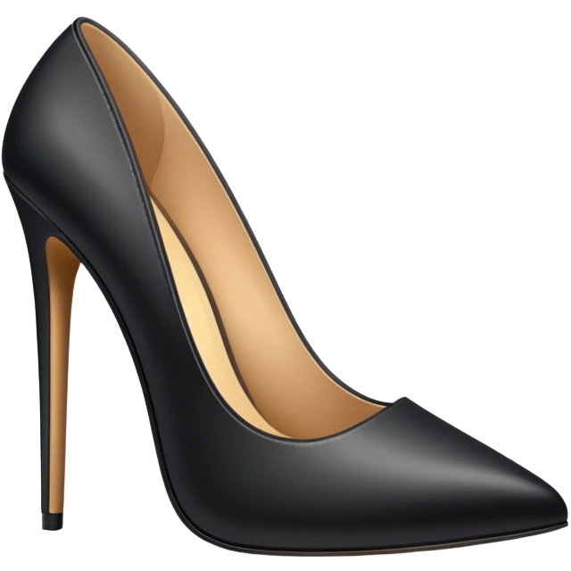 Black stiletto emoji