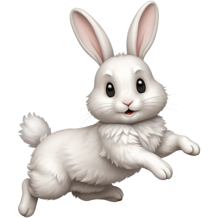rabbit jumping emoji