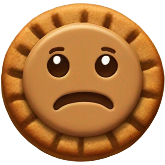Biscoff cookie  emoji