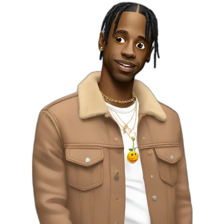 Travis Scott qui dit Zz emoji