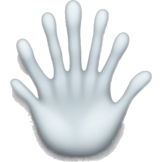 ghost hands emoji